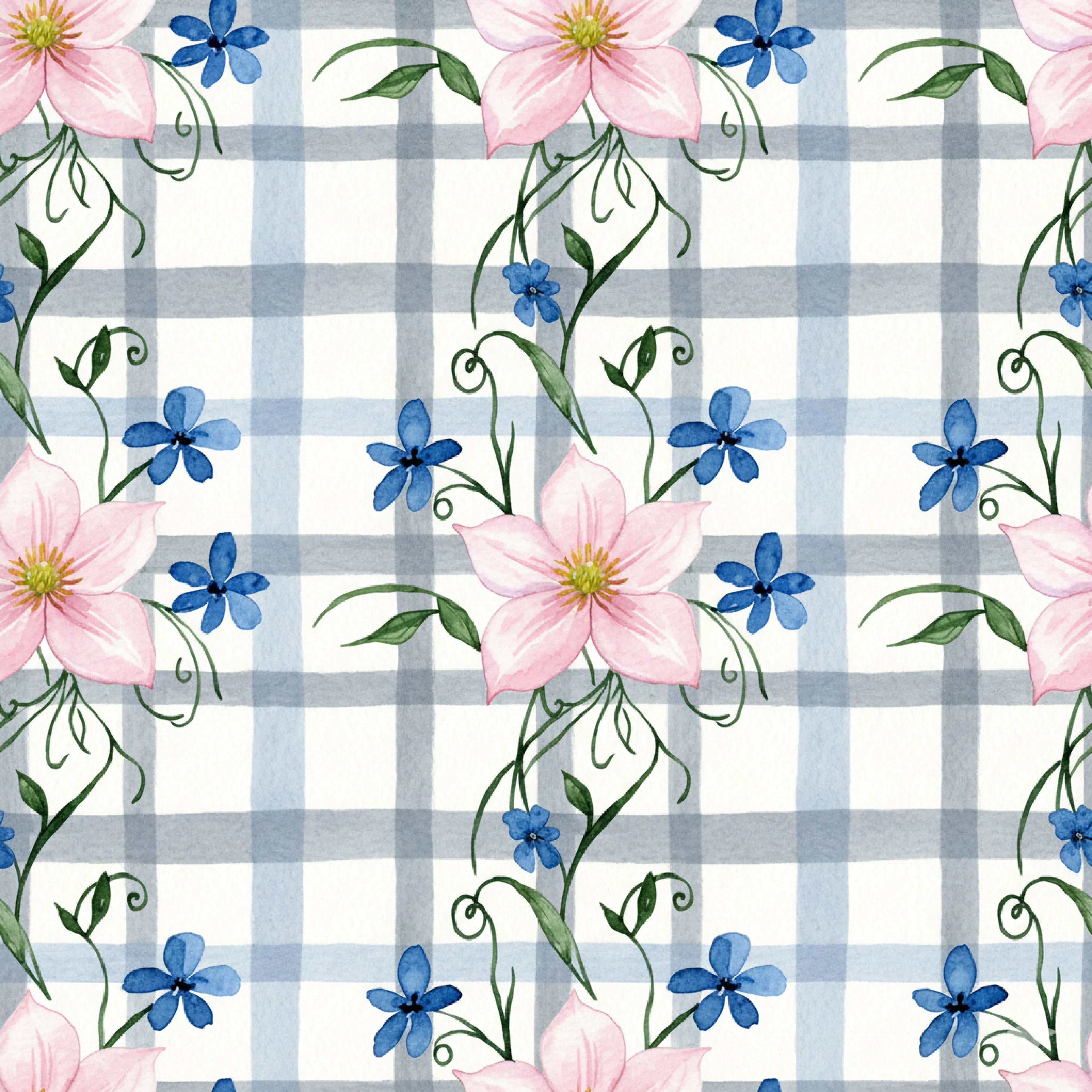 Pink Peonies Seamless Pattern Digital Paper - CraftNest - Digital Crafting and Art