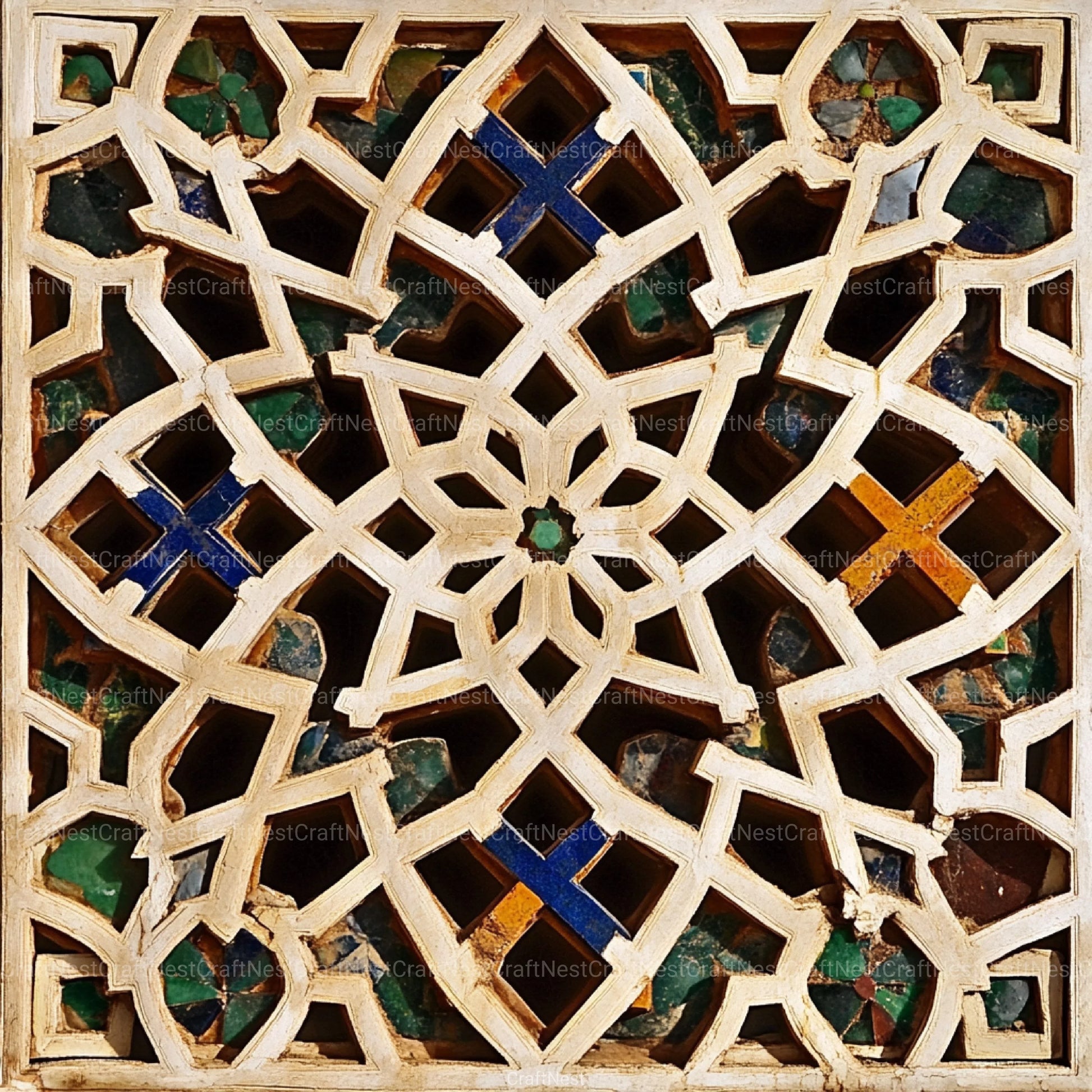 Sacred Geometry Alhambra Patterns Clipart Bundle - CraftNest - Digital Crafting and Art