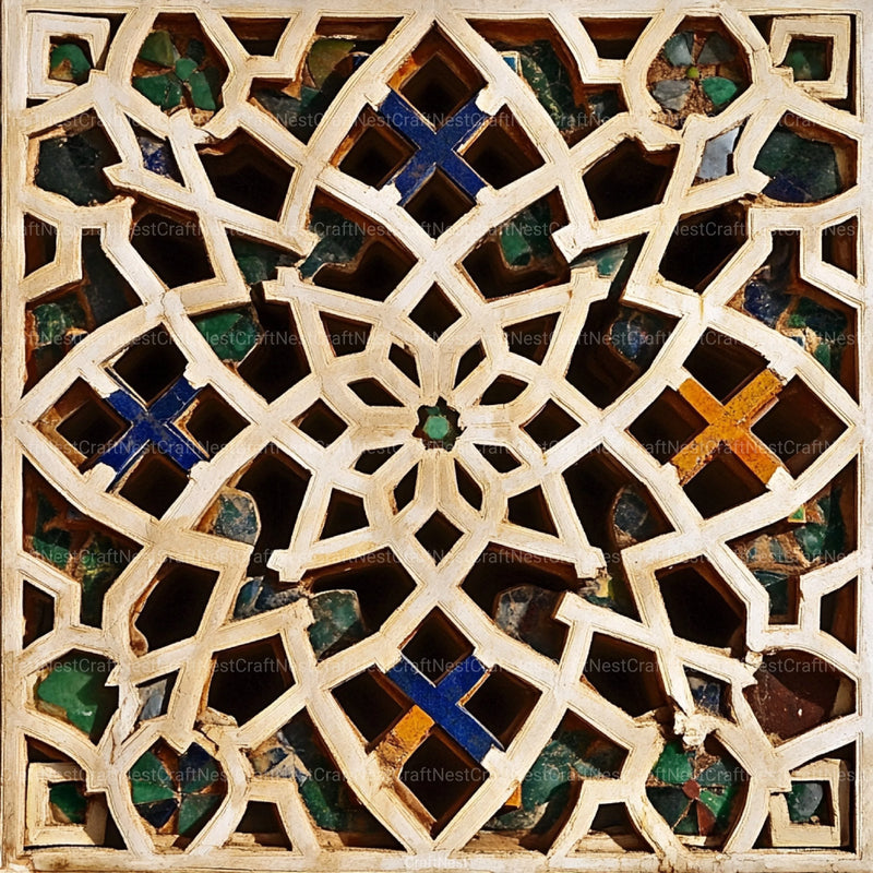 Sacred Geometry Alhambra Patterns Clipart Bundle - CraftNest - Digital Crafting and Art