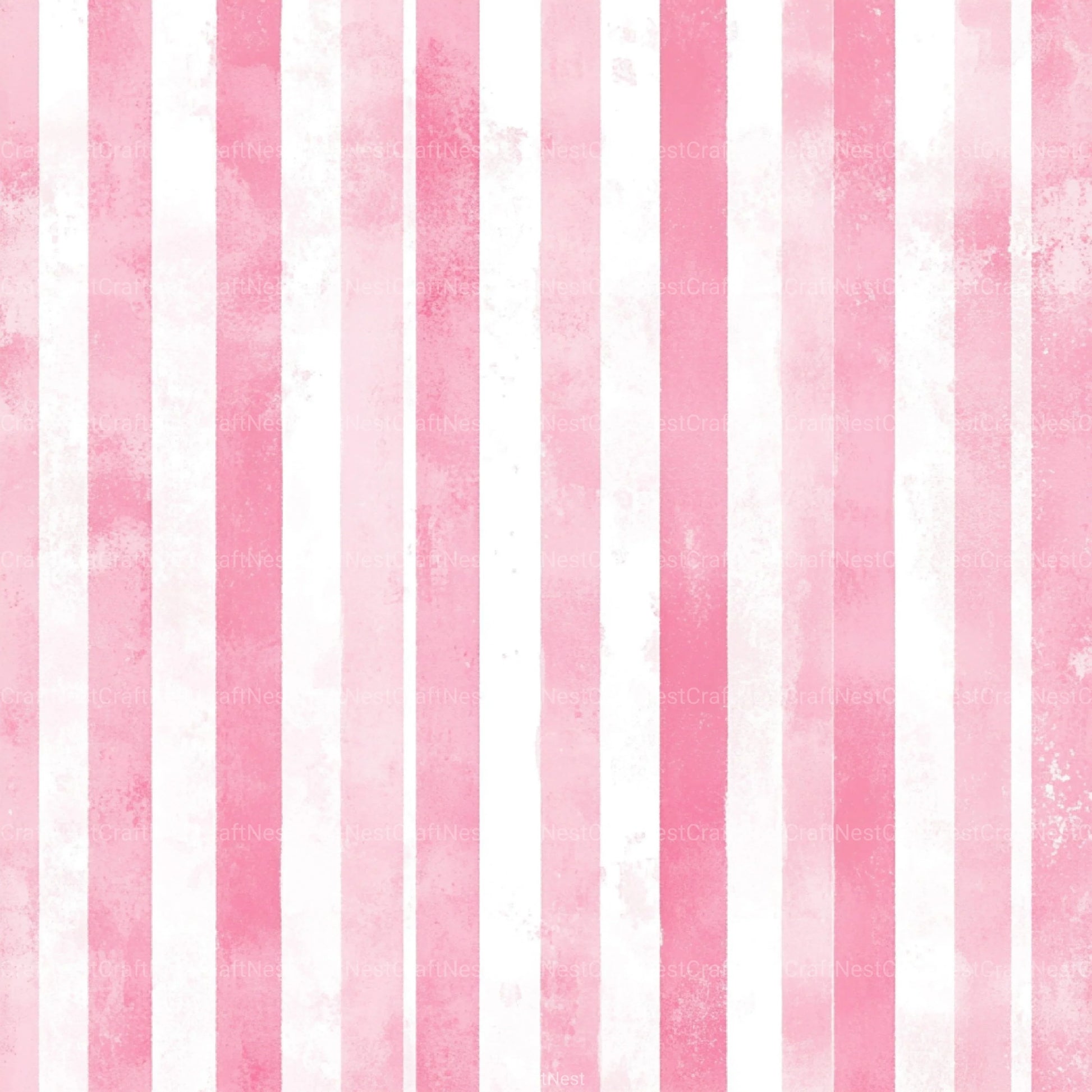 Blush Pink Stripes Pattern Digital Paper - CraftNest - Digital Crafting and Art