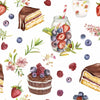 Picnic Time Whimsy Summer Pattern Clipart Bundle