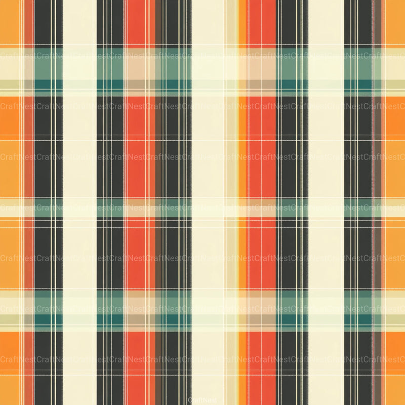 Stripes & Plaids Seamless Pattern Digital Paper - CraftNest - Digital Crafting and Art