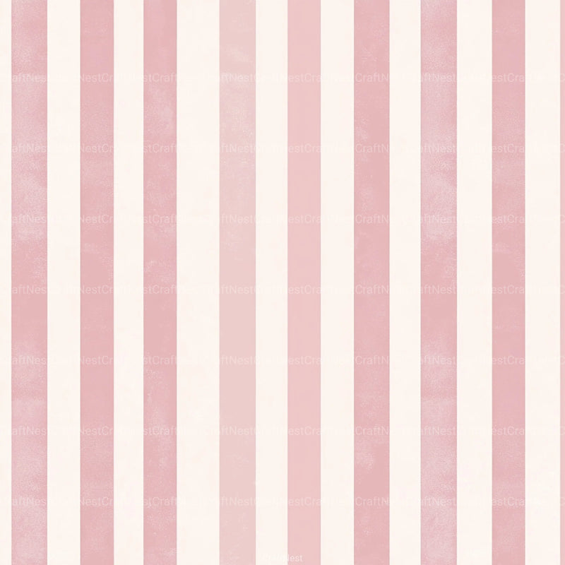Blush Pink Stripes Pattern Digital Paper - CraftNest - Digital Crafting and Art