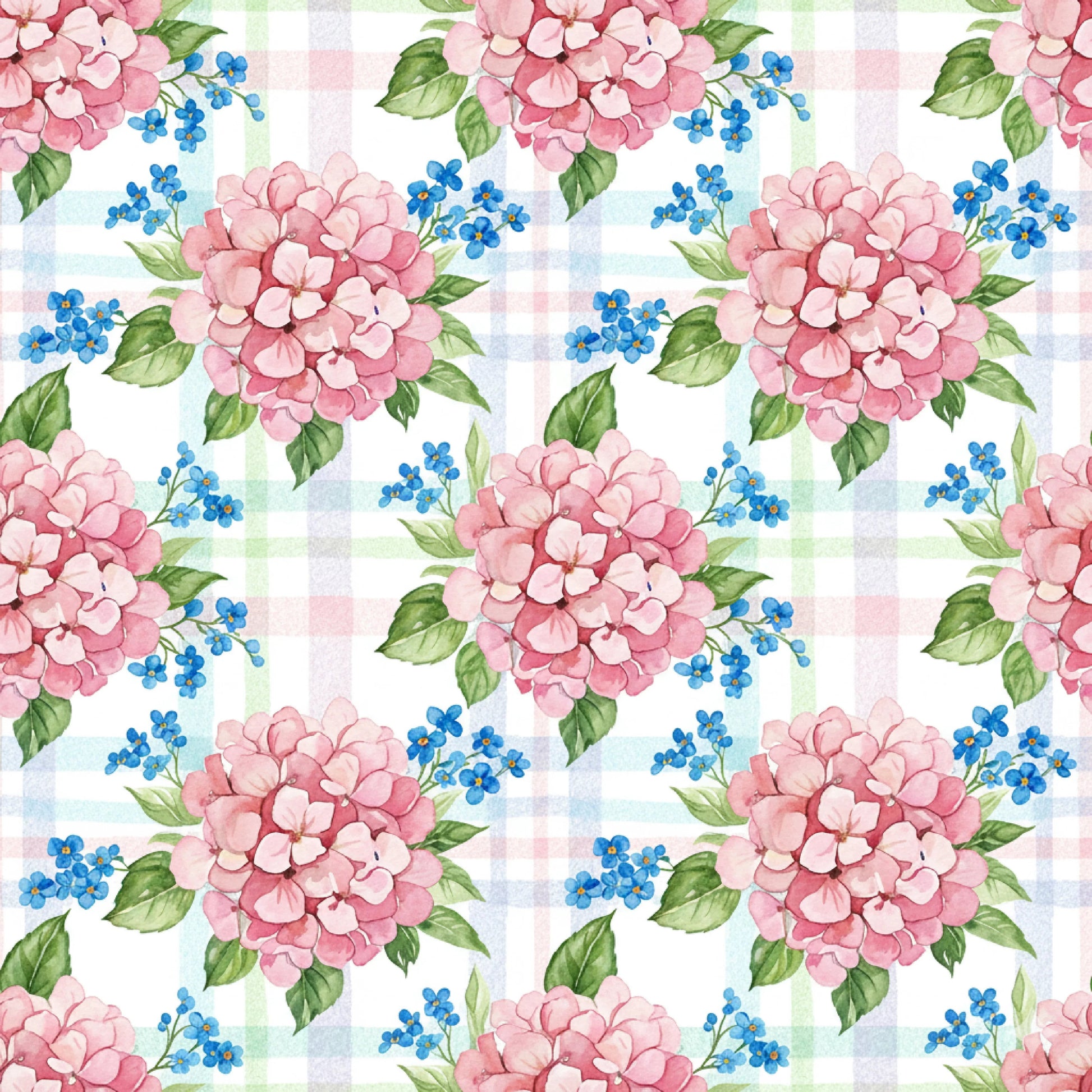 Pink Peonies Seamless Pattern Digital Paper - CraftNest - Digital Crafting and Art