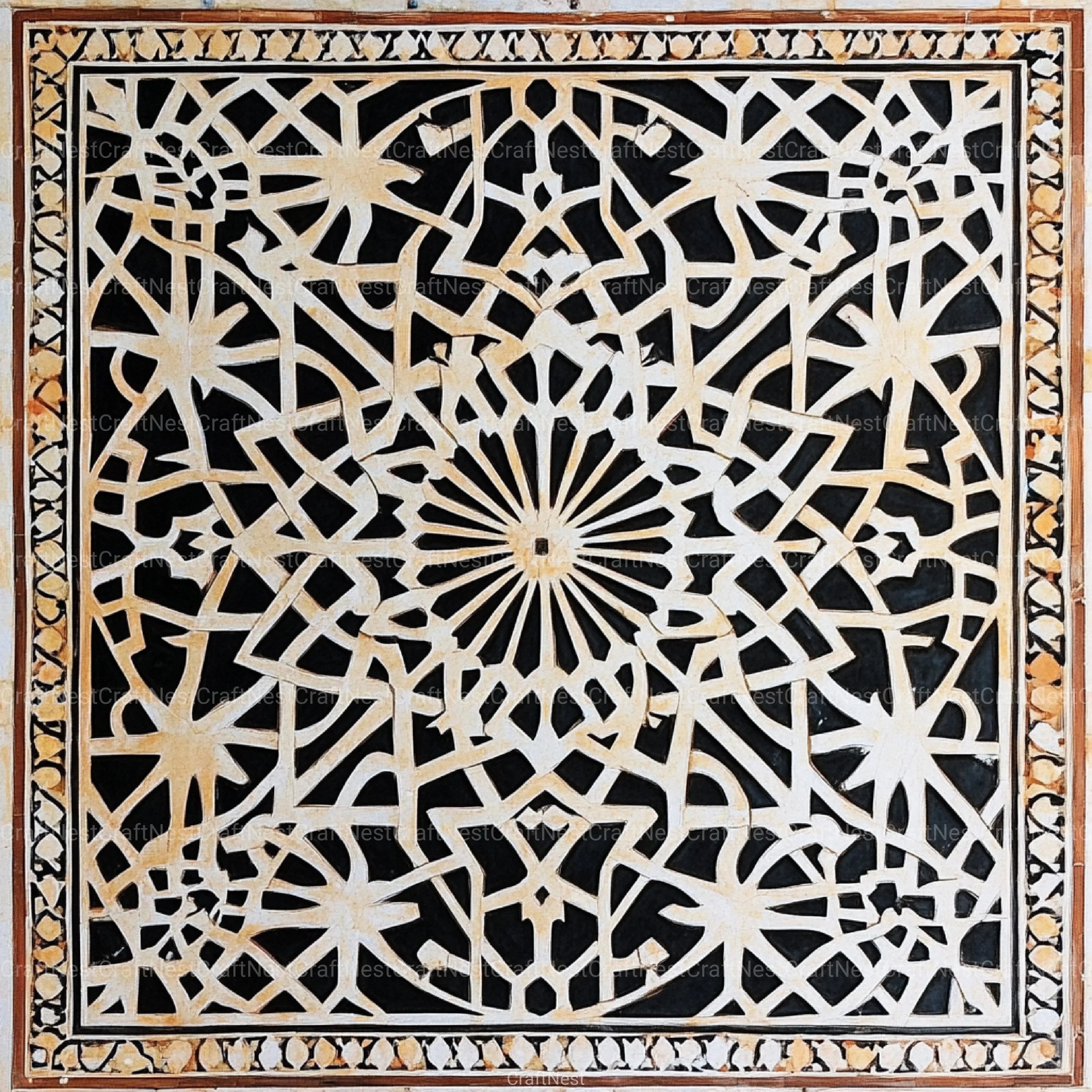 Sacred Geometry Alhambra Patterns Clipart Bundle - CraftNest - Digital Crafting and Art