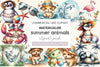 Summer Animals Clipart Bundle 3