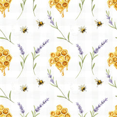 Seamless Bee Patterns Digital Paper - CraftNest - Digital Crafting and Art