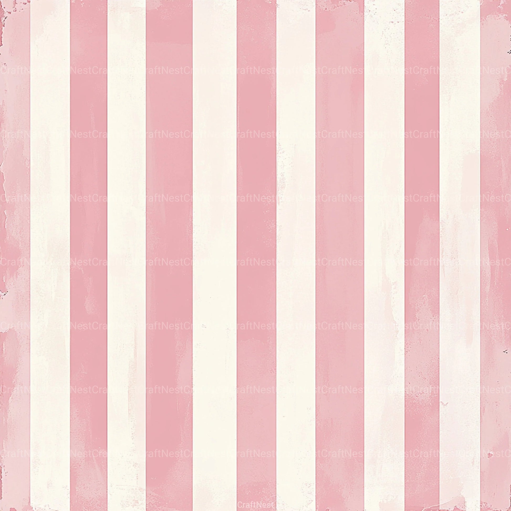 Blush Pink Stripes Pattern Digital Paper - CraftNest - Digital Crafting and Art