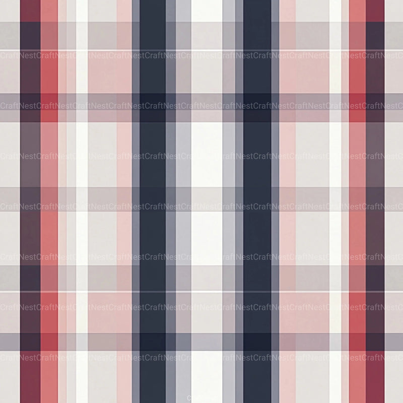 Stripes & Plaids Seamless Pattern Digital Paper - CraftNest - Digital Crafting and Art