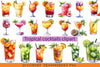 Tropical Cocktails Clipart Bundle