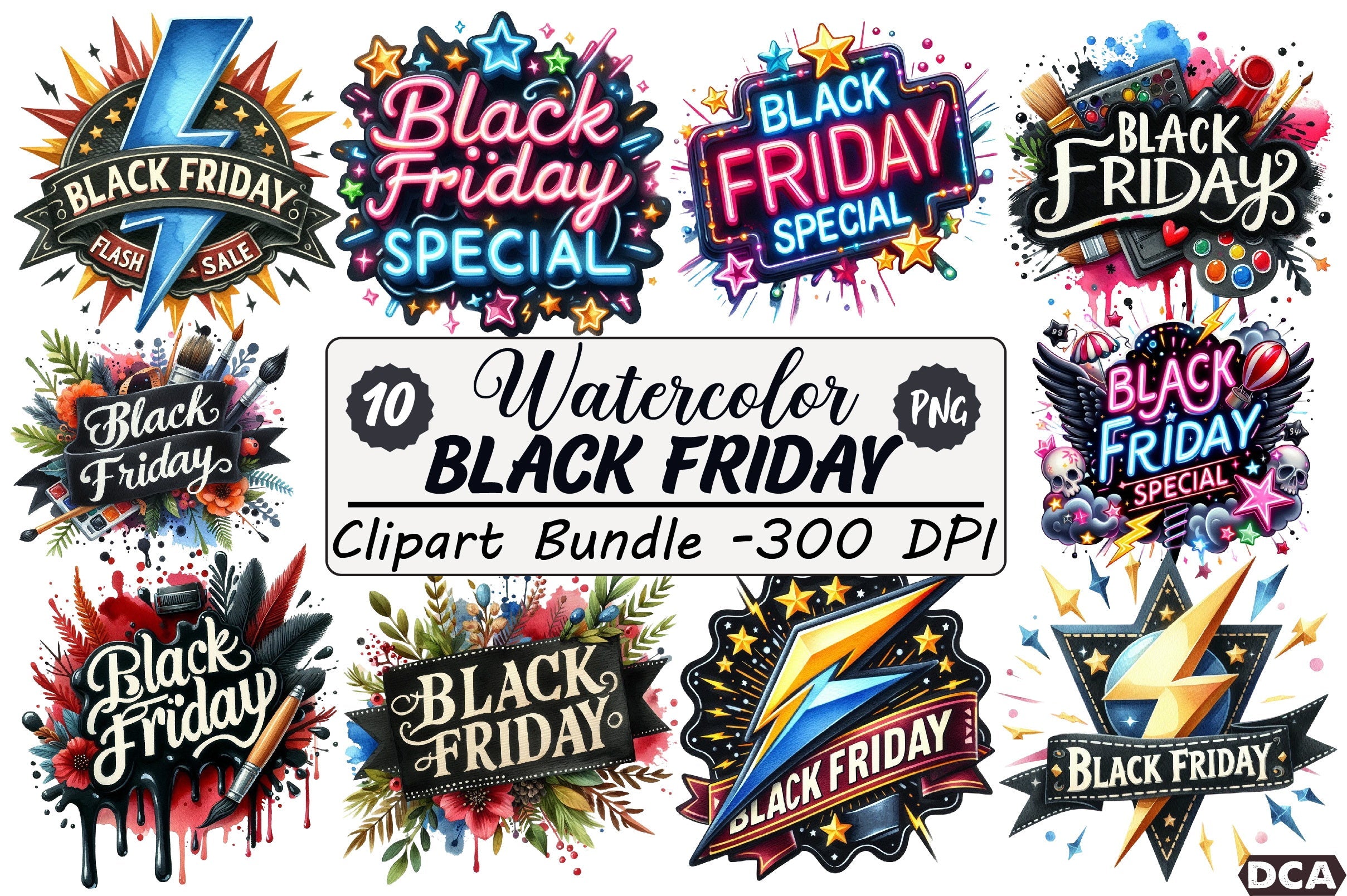 Black Friday Clipart Bundle