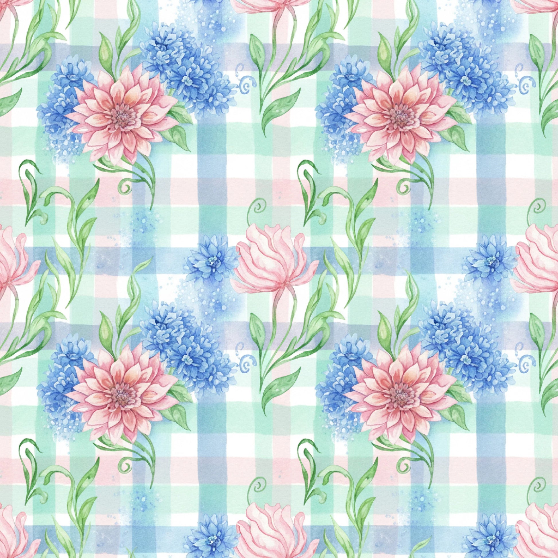 Pink Peonies Seamless Pattern Digital Paper - CraftNest - Digital Crafting and Art