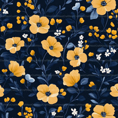 Flowers Seamless Pattern Digital Paper - CraftNest - Digital Crafting and Art