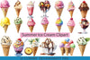 Summer Ice Cream Clipart Bundle 2