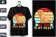 Dog T-Shirt Design SVG Bundle 1 - CraftNest - Digital Crafting and Art