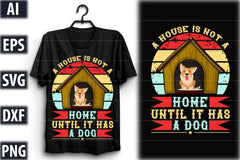 Dog T-Shirt Design SVG Bundle 1 - CraftNest - Digital Crafting and Art