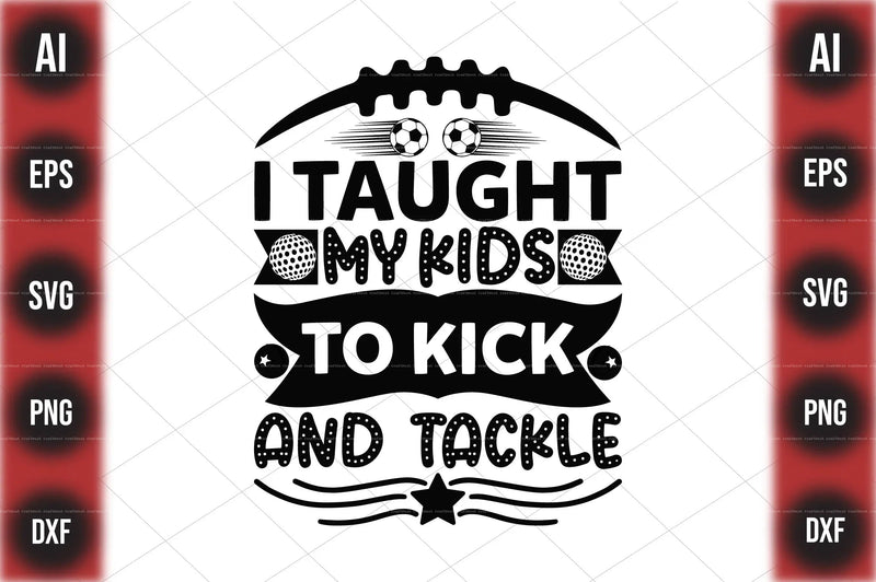 Football Design SVG Bundle 1 - CraftNest - Digital Crafting and Art