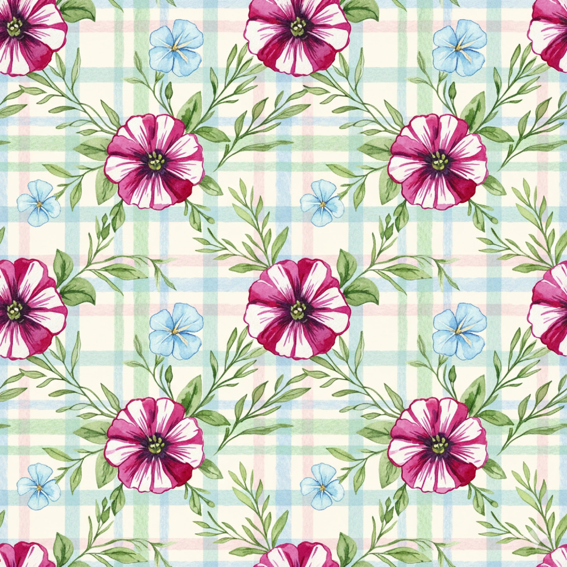 Pink Peonies Seamless Pattern Digital Paper - CraftNest - Digital Crafting and Art