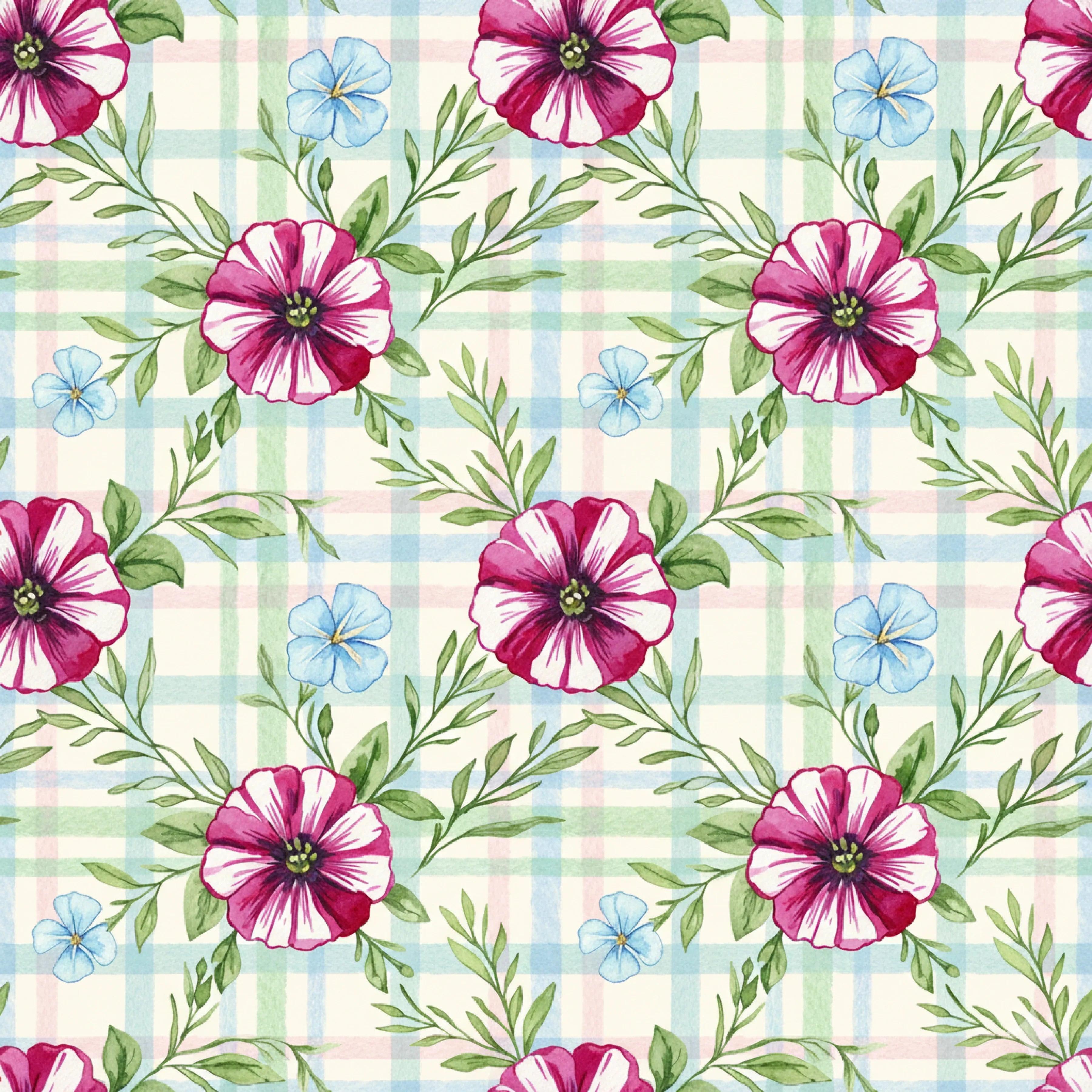 Pink Peonies Seamless Pattern Digital Paper - CraftNest - Digital Crafting and Art
