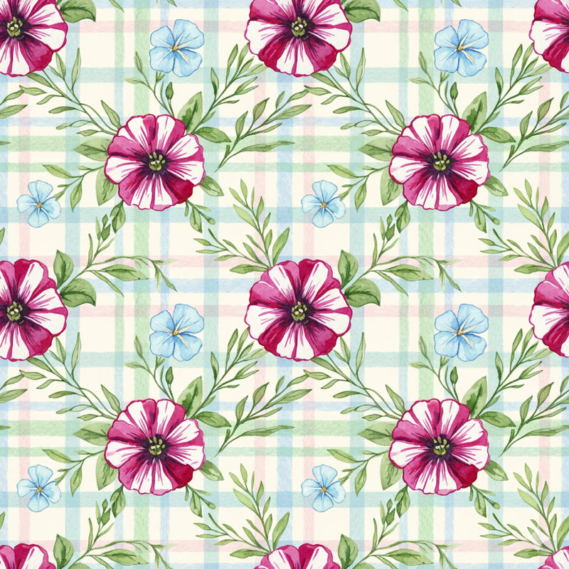 Pink Peonies Seamless Pattern Digital Paper - CraftNest - Digital Crafting and Art
