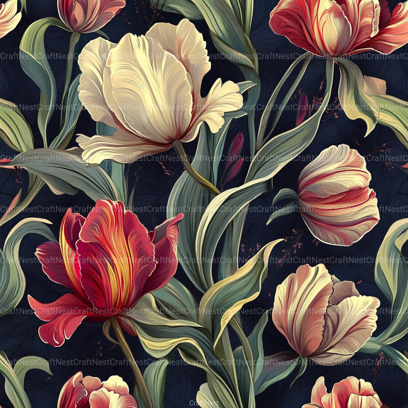 Tulipán Luxury Pattern Designs Clipart Bundle - CraftNest - Digital Crafting and Art
