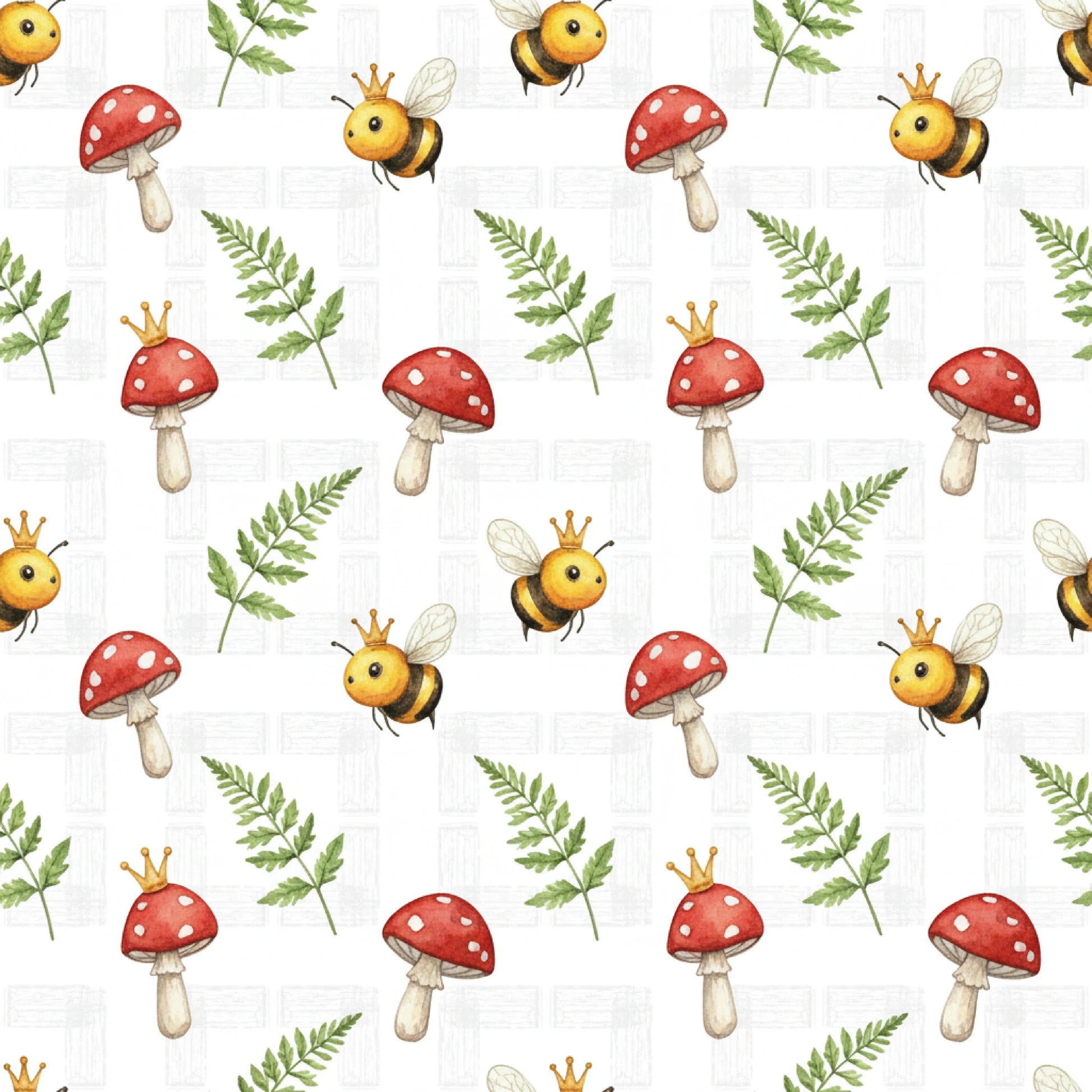 Seamless Bee Patterns Digital Paper - CraftNest - Digital Crafting and Art