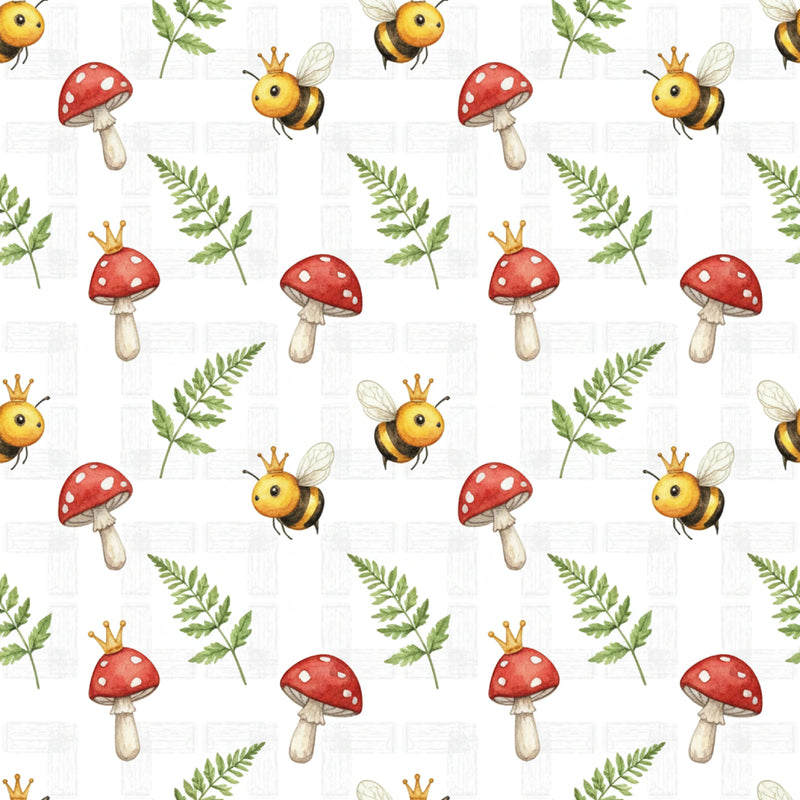 Seamless Bee Patterns Digital Paper - CraftNest - Digital Crafting and Art