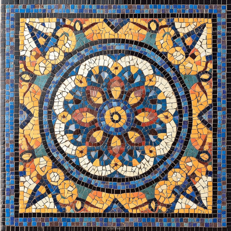 Artisan Mosaic Patterns & Motifs Clipart Bundle - CraftNest - Digital Crafting and Art