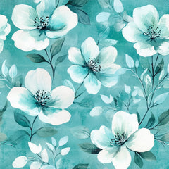 Navy Blue Yellow Cottage Flowers Pattern Clipart Bundle - CraftNest - Digital Crafting and Art