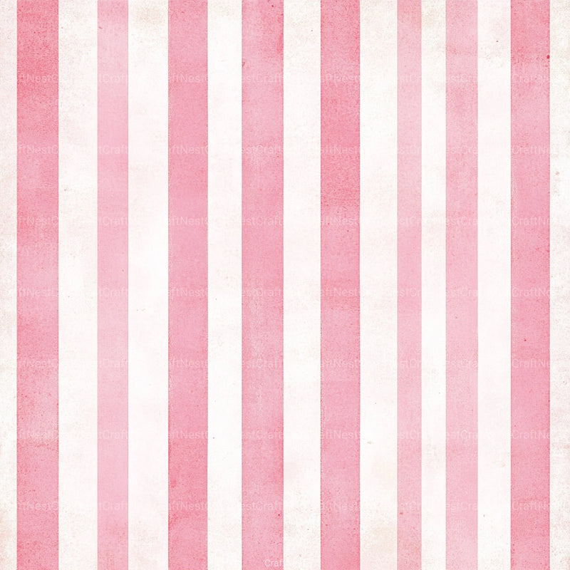 Blush Pink Stripes Pattern Digital Paper - CraftNest - Digital Crafting and Art