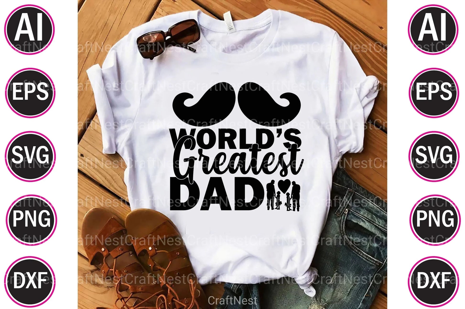 Dad Design Bundle - CraftNest - Digital Crafting and Art