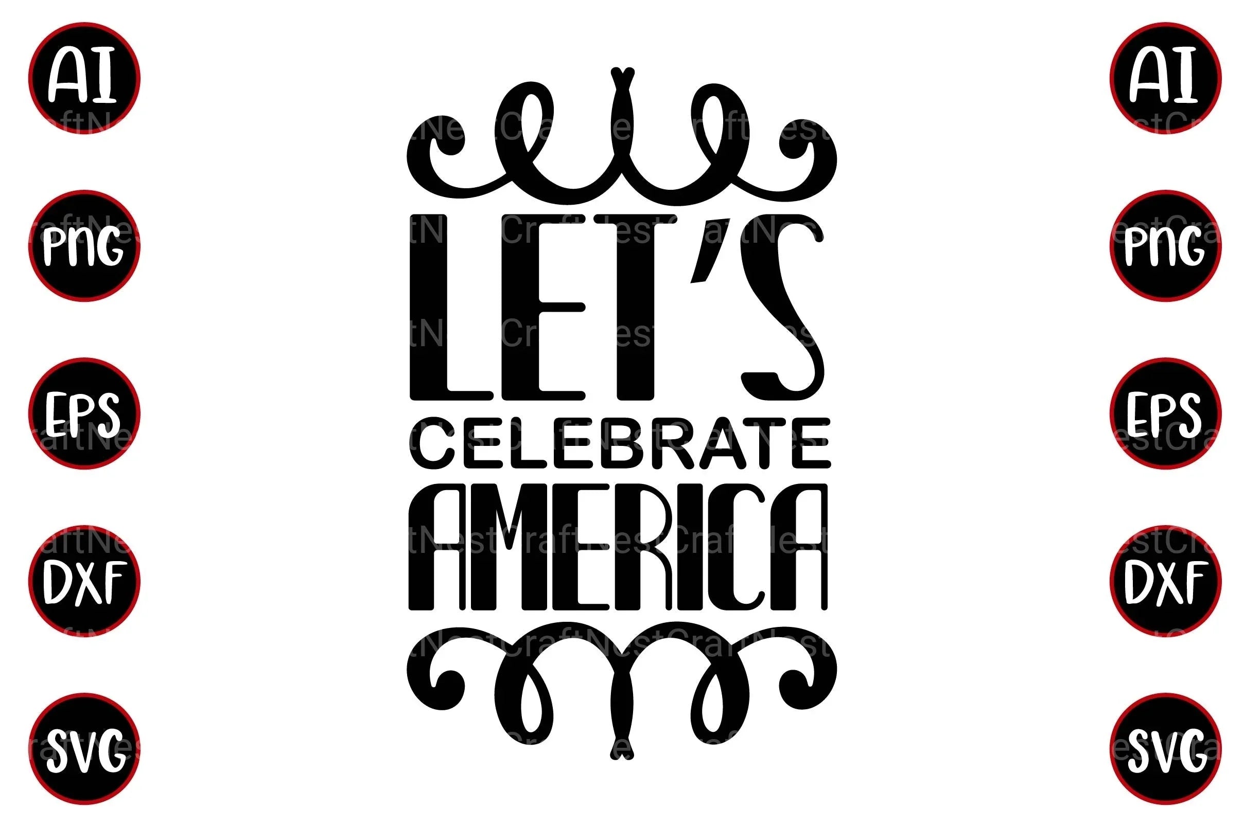 4th of July Design Bundle - CraftNest - Digital Crafting and Art