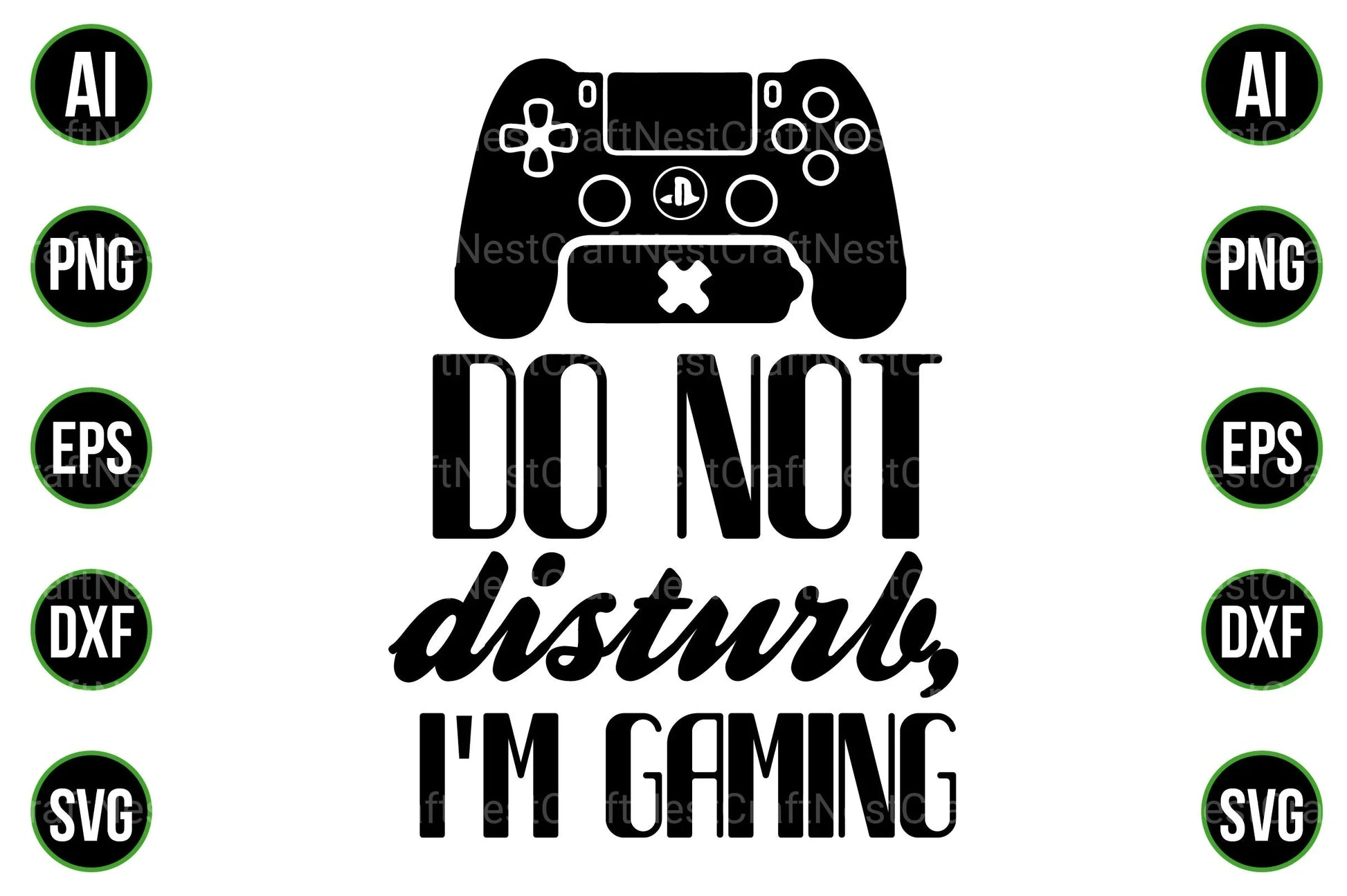 Gaming and Gamer Design Bundle - CraftNest - Digital Crafting and Art