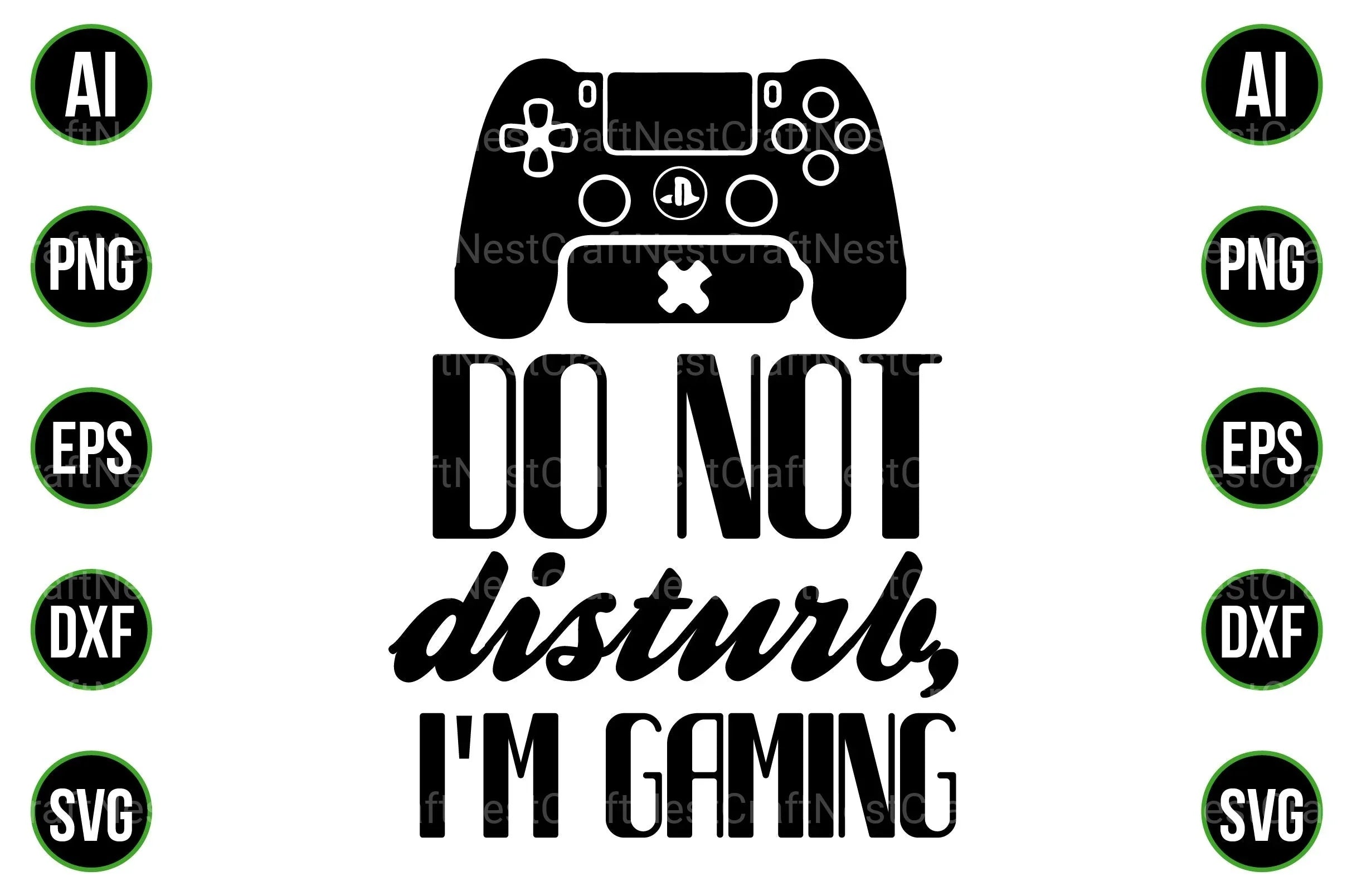 Gaming and Gamer Design Bundle - CraftNest - Digital Crafting and Art