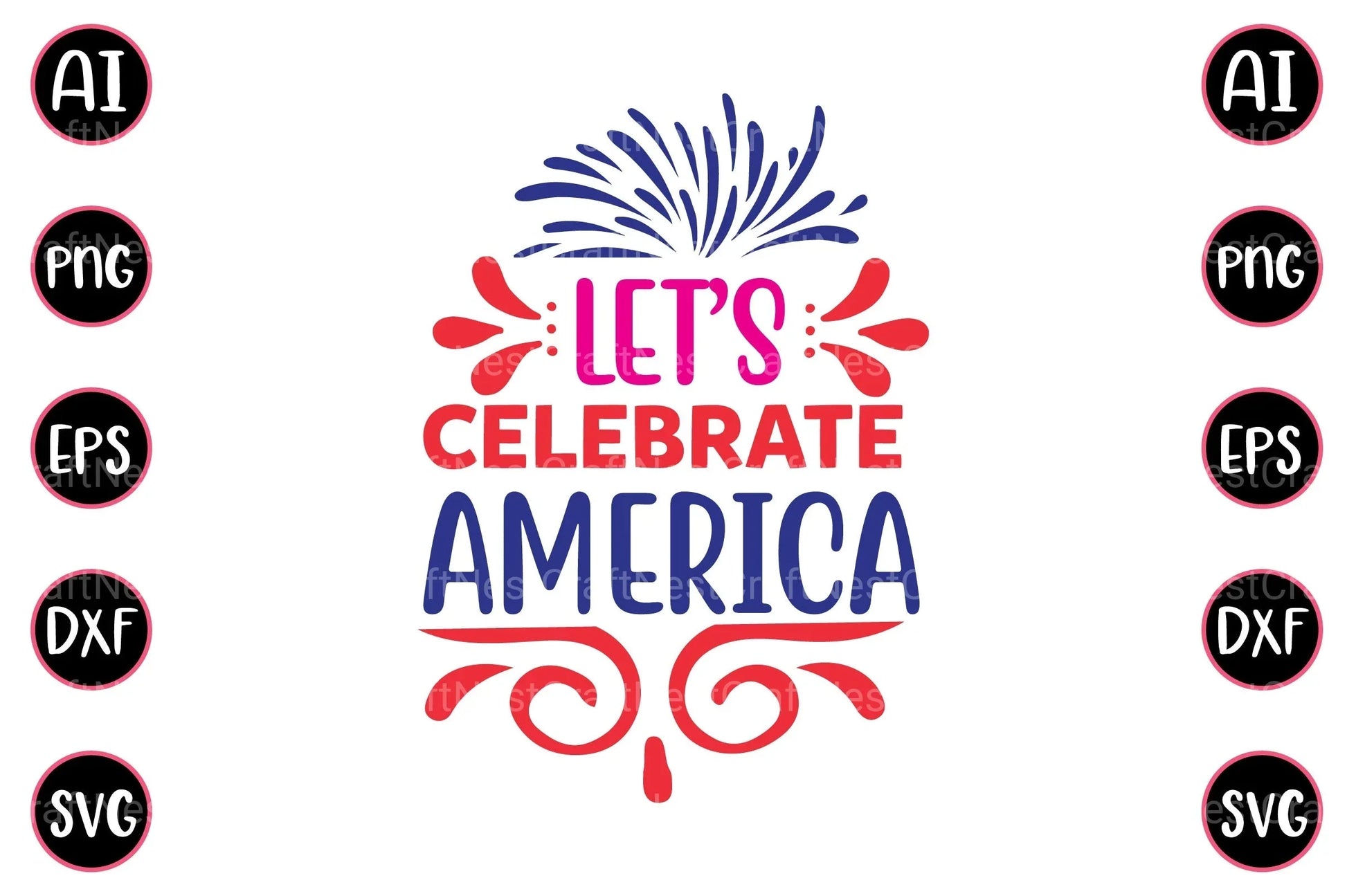 4th of July Design Bundle 2 - CraftNest - Digital Crafting and Art