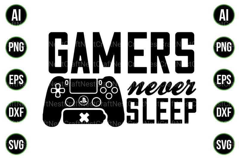 Gaming and Gamer Design Bundle - CraftNest - Digital Crafting and Art