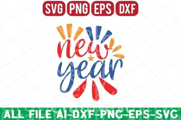 New Year T Shirt 20 Bundle - CraftNest - Digital Crafting and Art