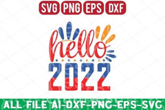 New Year T Shirt 20 Bundle - CraftNest - Digital Crafting and Art