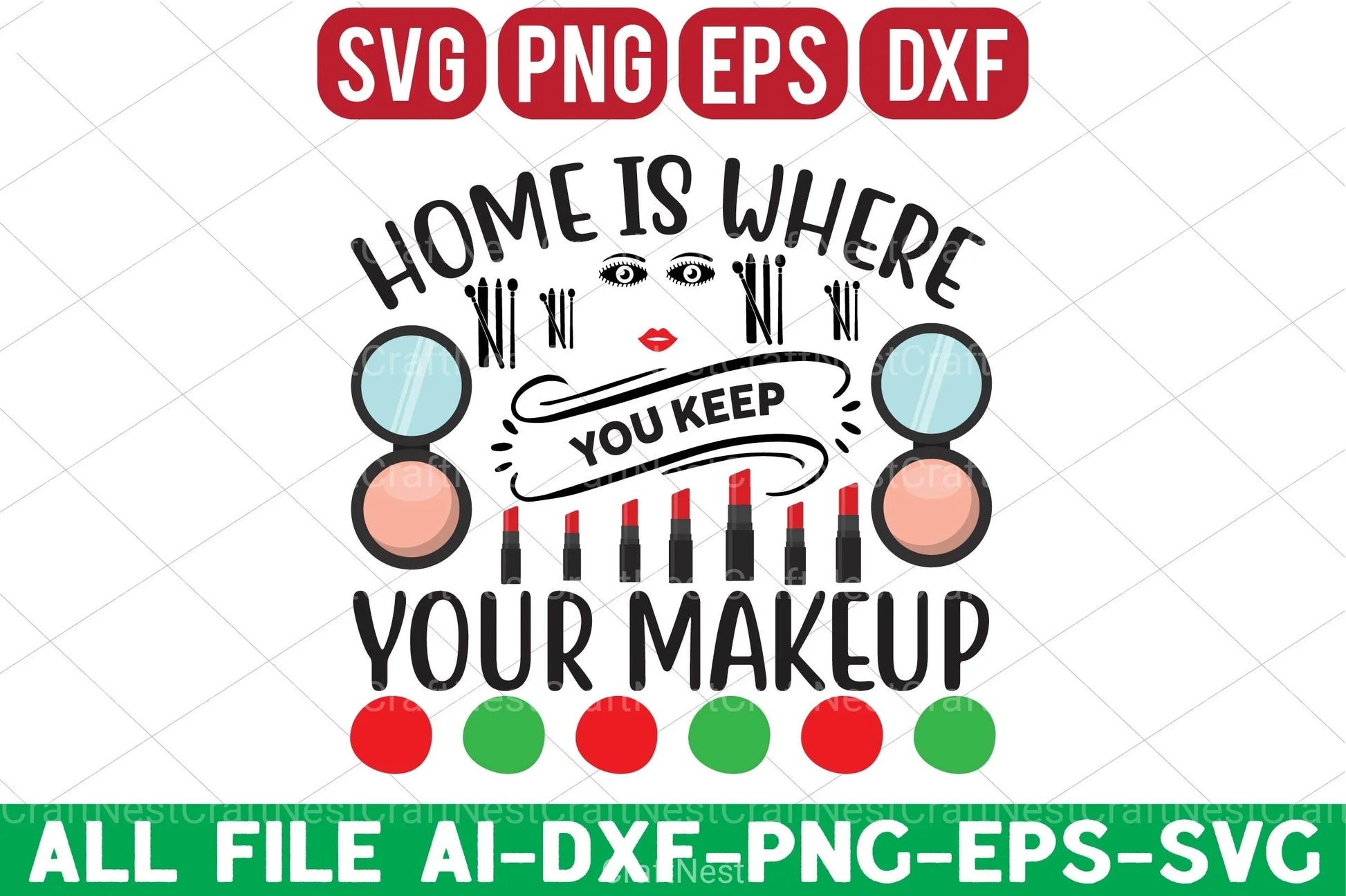 Makeup Design Bundle - CraftNest - Digital Crafting and Art