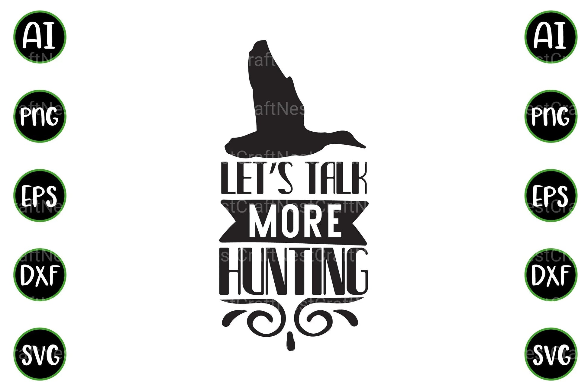 Hunting Quotes Design Bundle - CraftNest - Digital Crafting and Art