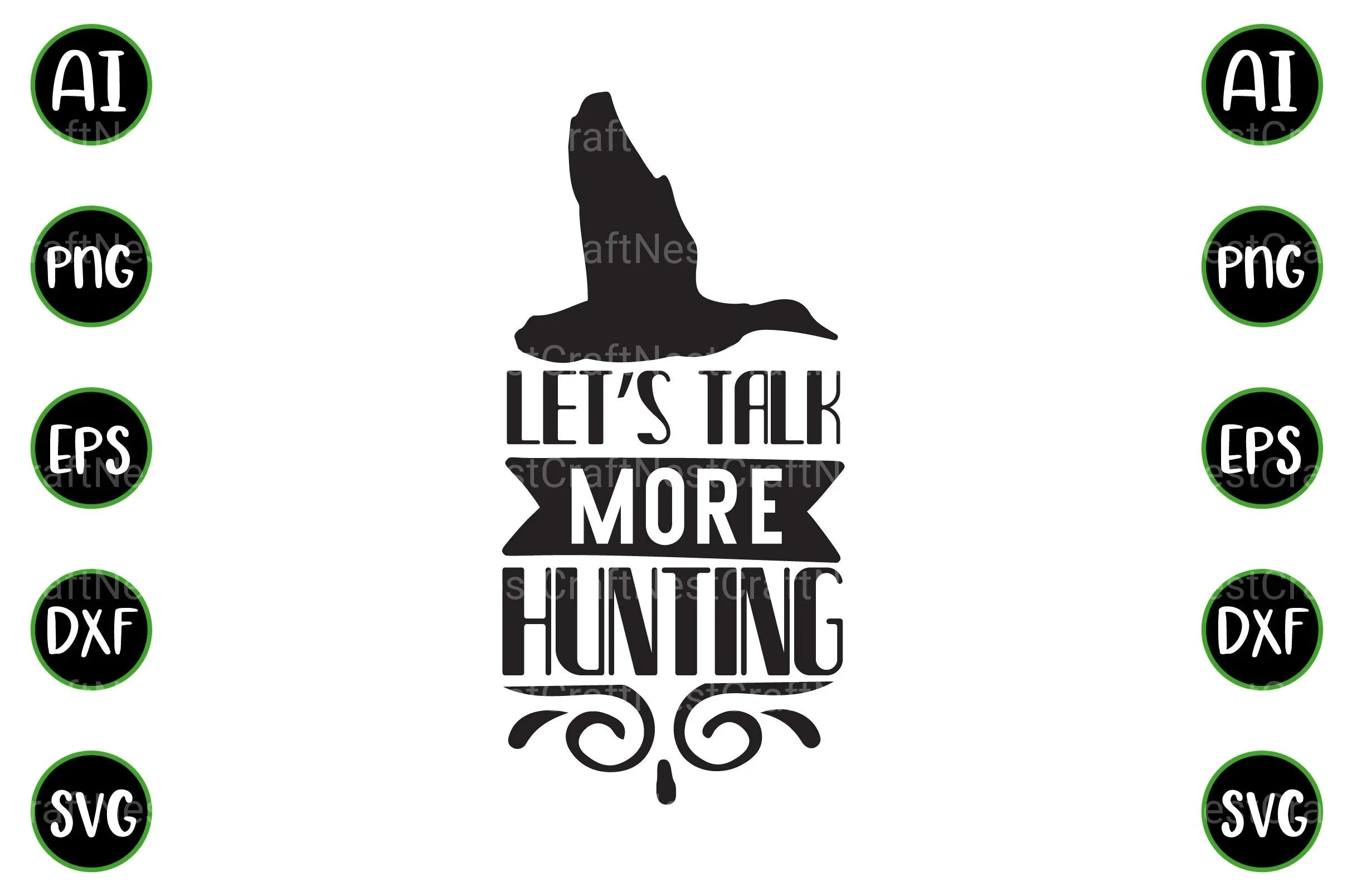 Hunting Quotes Design Bundle - CraftNest - Digital Crafting and Art