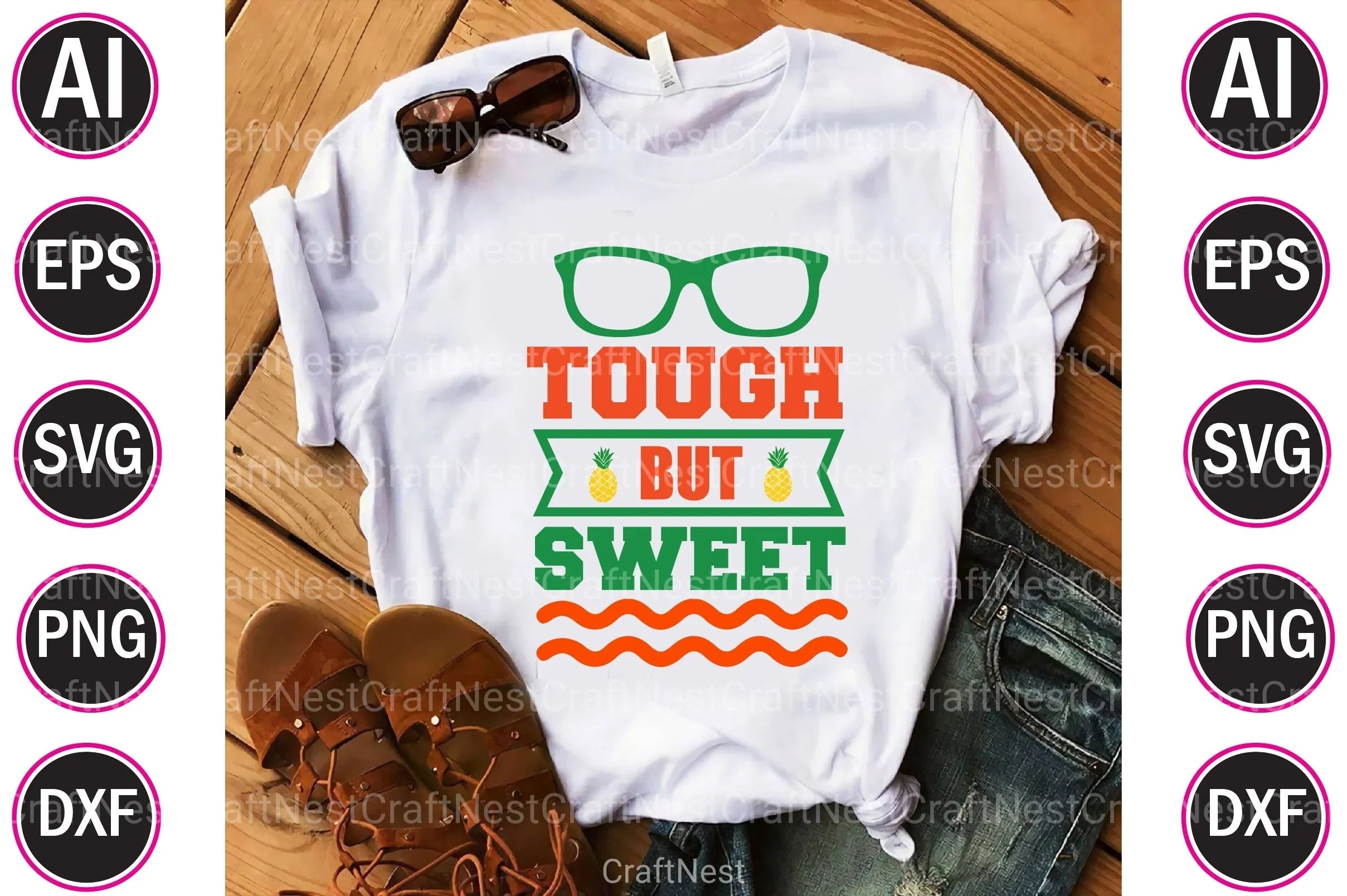 Funny Summer Design Bundle - CraftNest - Digital Crafting and Art