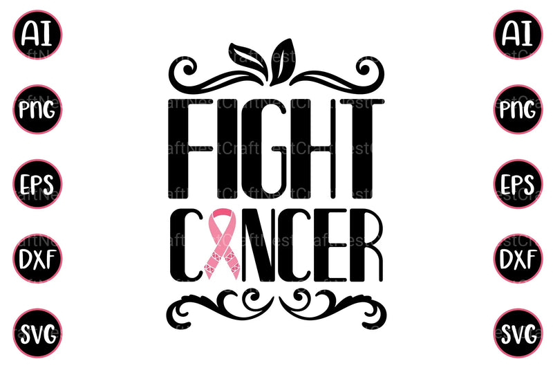 Cancer Design Bundle 157 - CraftNest - Digital Crafting and Art