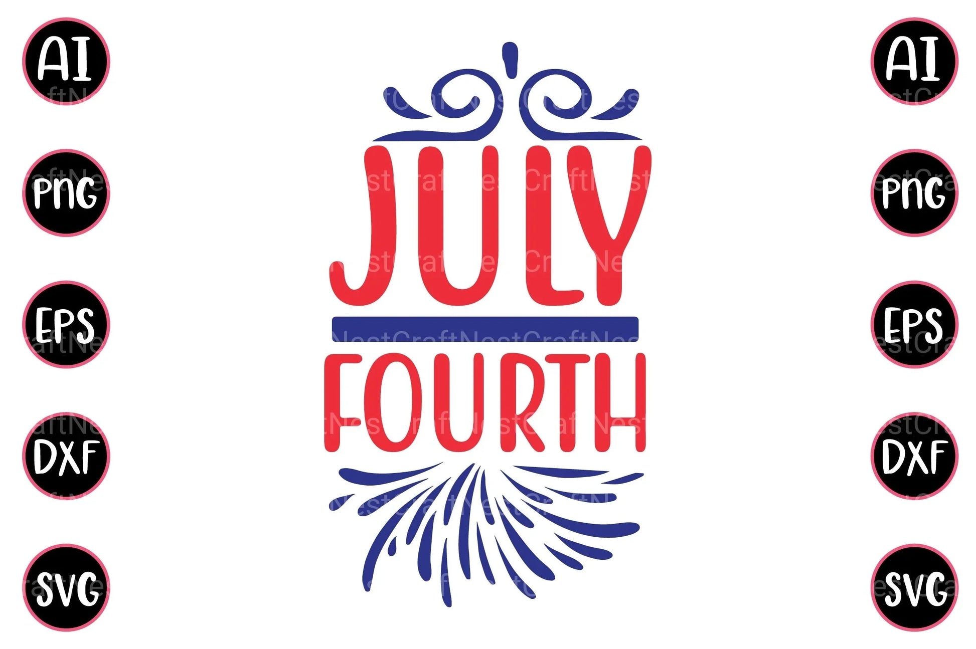 4th of July Design Bundle 2 - CraftNest - Digital Crafting and Art