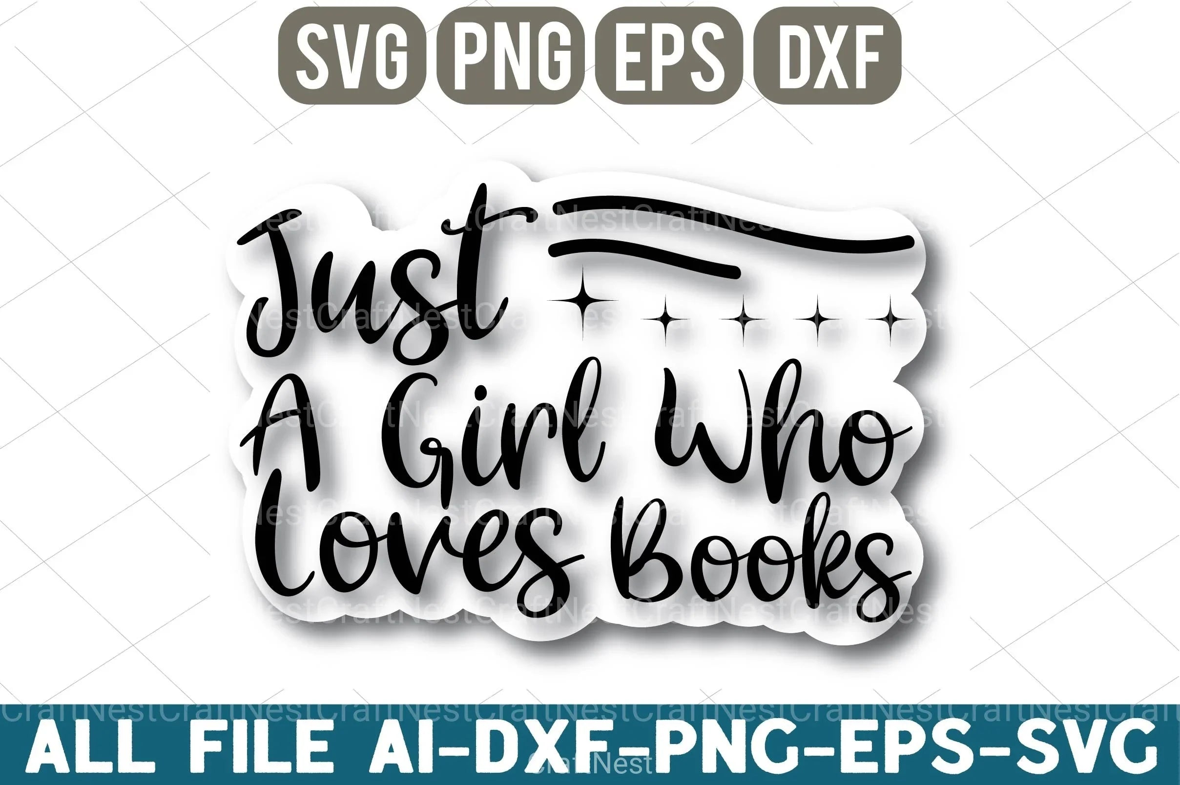 Book Lover Design Bundle - CraftNest - Digital Crafting and Art