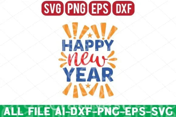 New Year T Shirt 20 Bundle - CraftNest - Digital Crafting and Art