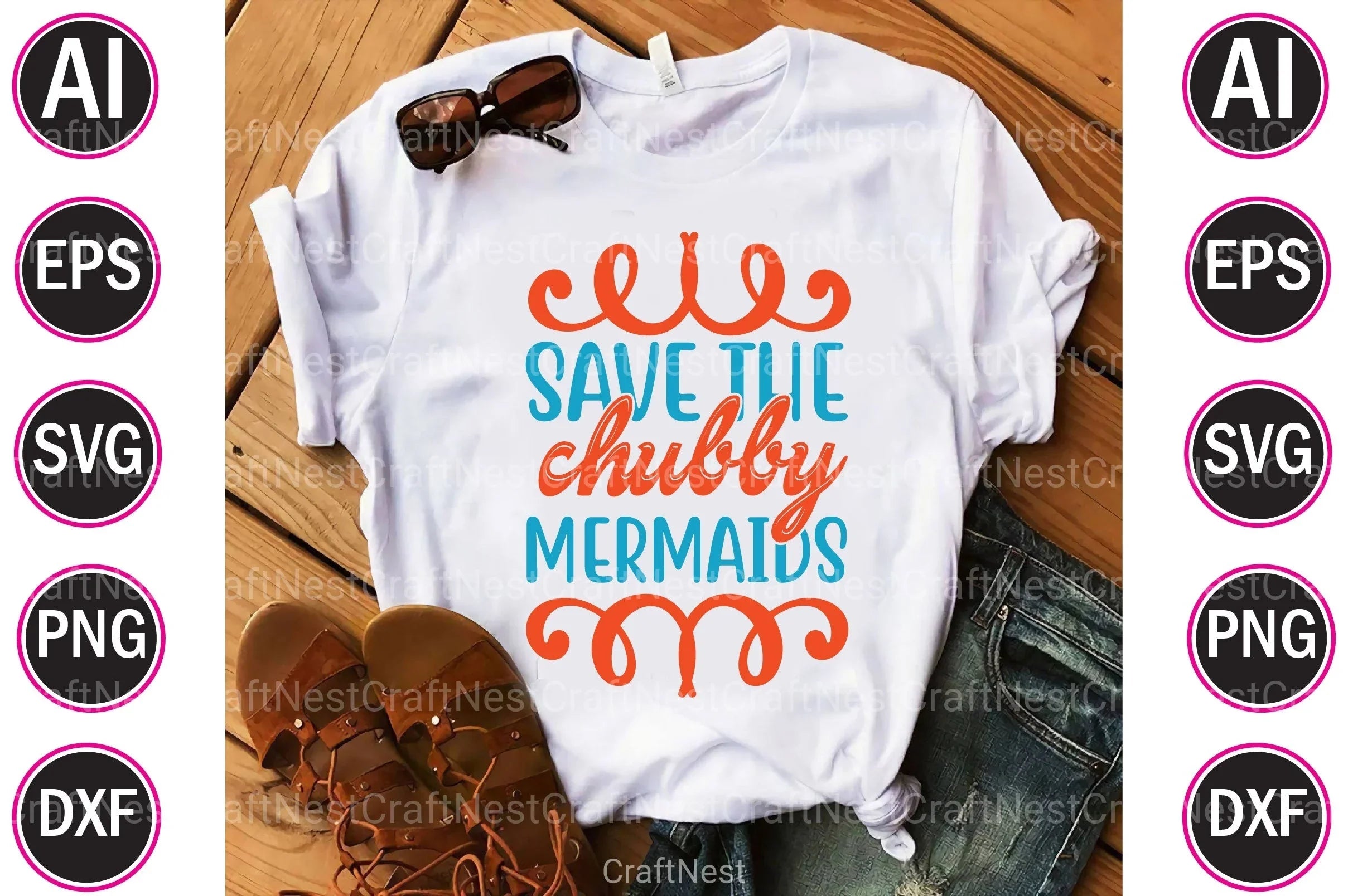 Funny Summer Design Bundle - CraftNest - Digital Crafting and Art