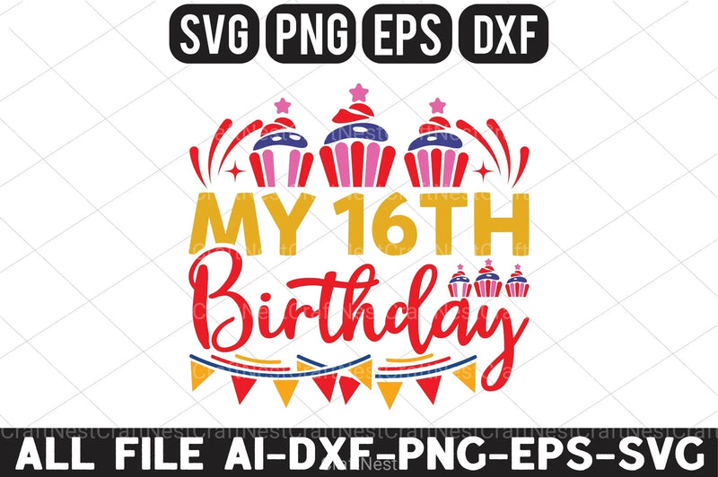 Birthday Design Bundle - CraftNest - Digital Crafting and Art