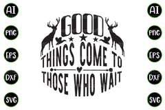 Hunting Quotes Design Bundle - CraftNest - Digital Crafting and Art