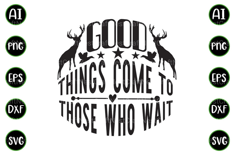 Hunting Quotes Design Bundle - CraftNest - Digital Crafting and Art